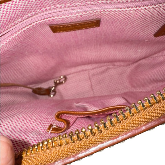 Dooney & Bourke Signature canvas crescent hobo shoulder bag - Picture 6 of 6